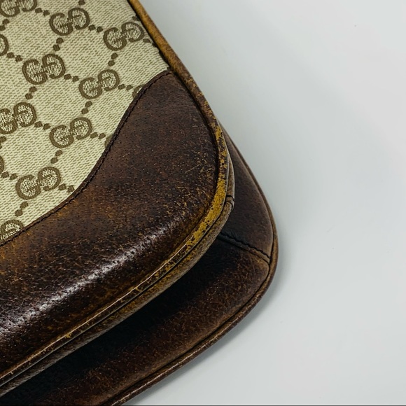 GUCCI AUTHENTIC VINTAGE MONOGRAMMED PURSE - Picture 7 of 10